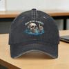 Sí, estoy bien, sin preocupaciones. Calavera. Humor Vintage. Cita. Gorra de Béisbol Lavada. Streetwear. Sol. Hip Hop. Gorras. Verano. Hippie. Gorra Snapback