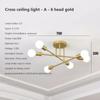 Modern Creative Chandelier LED Lighting Romantic Minimalist Black White Golden Bedroom Living  Dining Room Ceiling Decor Lamp