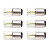 6PCS BA15D Boat LED Bulb 3W 300LM Dimmable 24 2835 SMD LEDs Marine Light Bulb for Ship Yacht Kayak Trailer Sewing