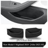 For Tesla Model 3 Highland 2024 Car Door Storage Box TPE Front Rear Door All-inclusive Door Slot Storage Pocket Car Accessories