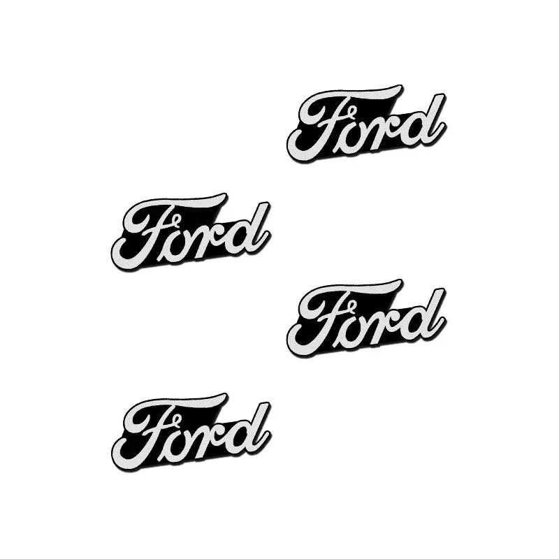 4pcs Car Stereo Speaker Emblem Stickers Decal for Ford Logo Ranger Fiesta Transit Kuga Mondeo Explorer Escape Galaxy F150 Raptor  zz1