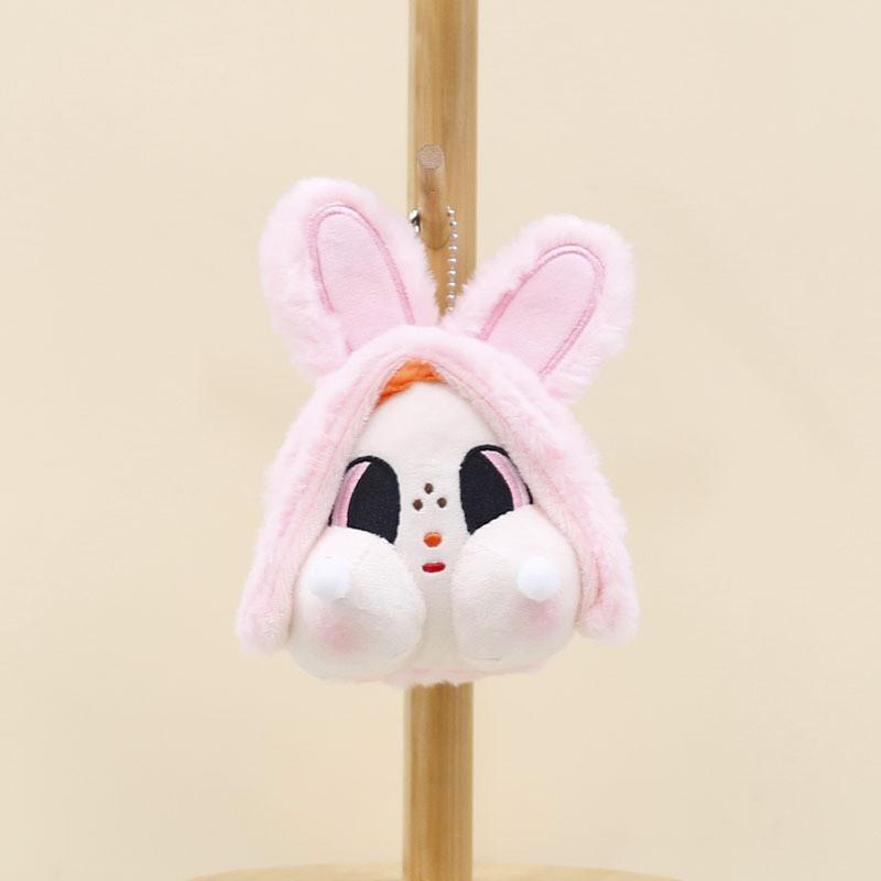 Adorable Cute Plush Keychain Doll With Chubby Cheeks In Multiple Colors 10-15cm
