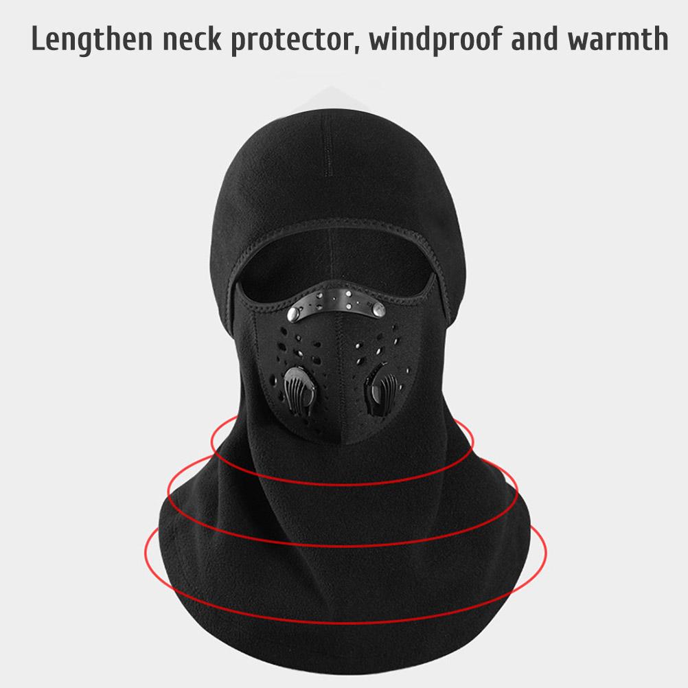 Μπαλακλάβα Σκι Κάλυψη Προσώπου με Φίλτρο Αποσπώμενοι Διαπνέοντες Αεραγωγοί για Άνδρες Γυναίκες Χειμώνας Αντιανεμική