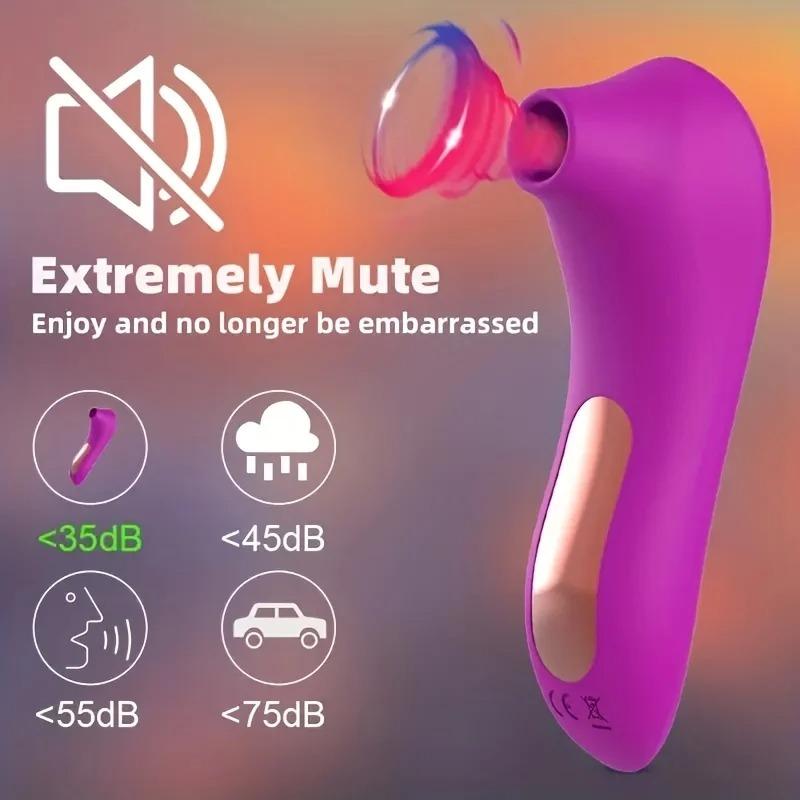 Leistungsstarke Sauger Klitoris Saugen Vibrator Weibliche Klitoris Nippel Oral Vakuum Stimulator Massage Sex Spielzeug Erwachsene Waren für Frauen
