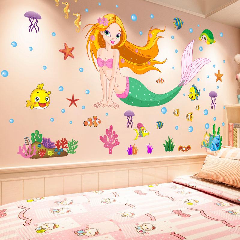 Cartoon Dinosaur 3d Wall Stickers  Baby and Children's Room Decoration  Bedroom Bedside Wallpaper Wall Decoration Stickers