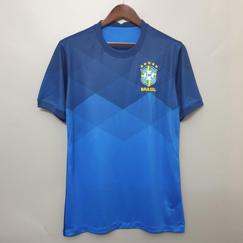 Fünf Sterne Brasilien Heim Auswärts 980204 Retro Trikot Nationalmannschaft Fan Edition Thailändischer Fußball
