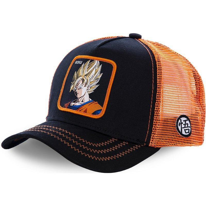 Dragon Ball Goku Embroidered Baseball Cap With Sun Protection For Casual Wear