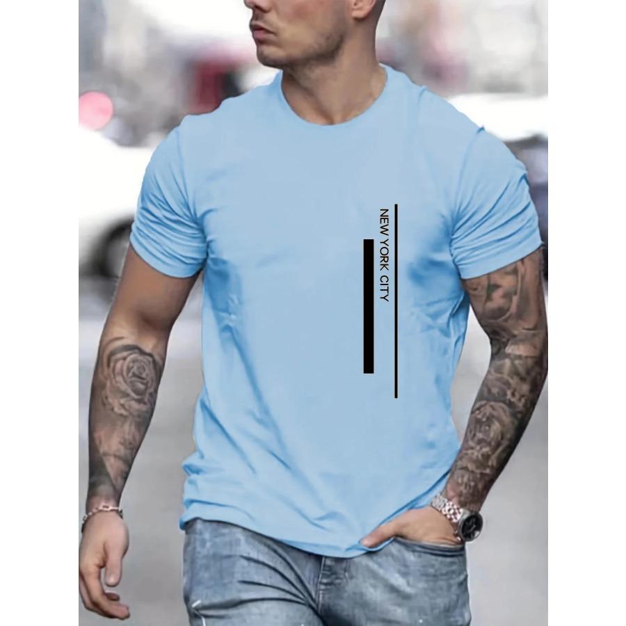 

Футболка из хлопка мужская летняя свободного размера 100% хлопок NEW WORK CITY с принтом повседневный крой круглый вырез короткий рукав футболка топ XXL
