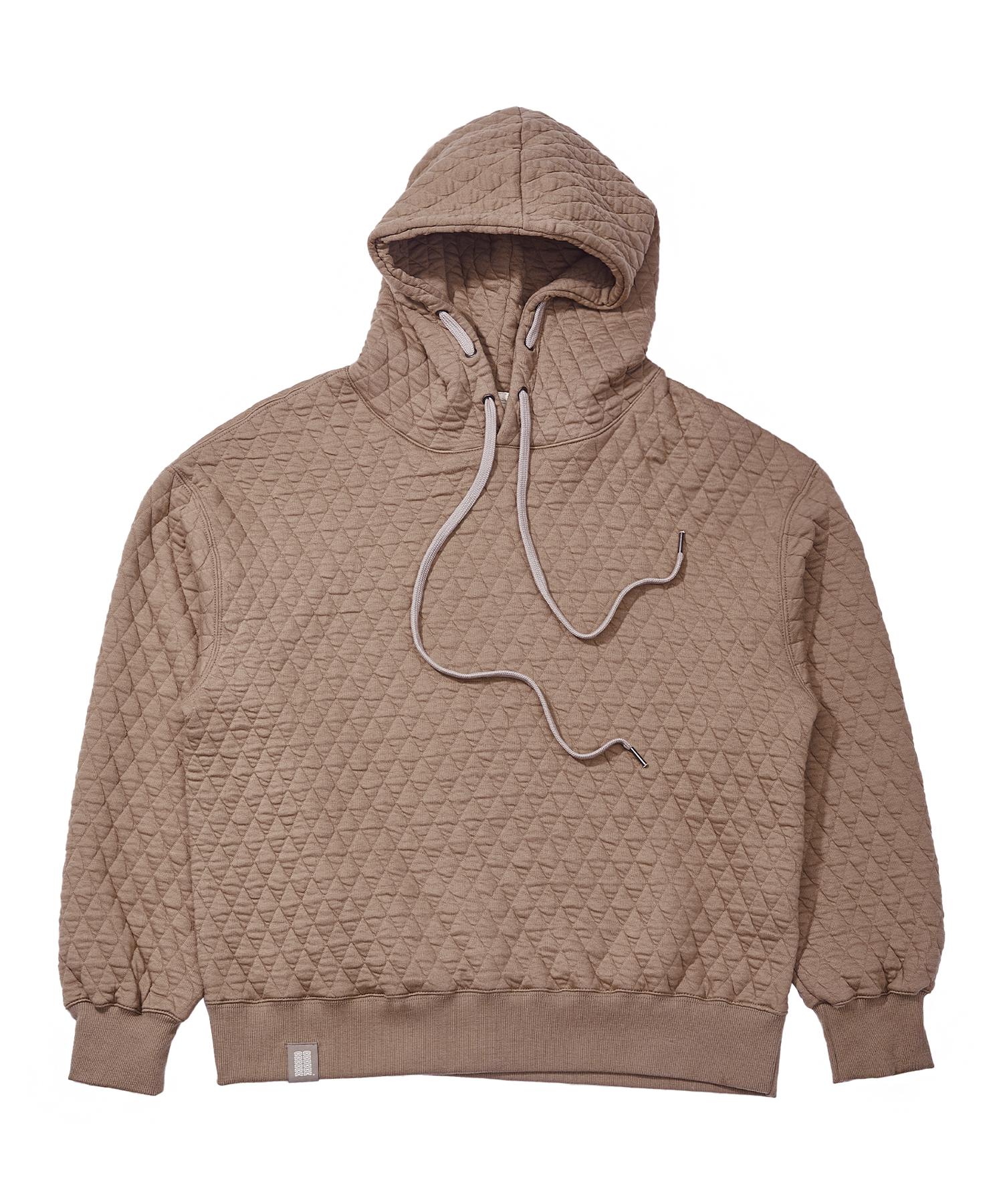 A Nothing Vintage Dia-Quilting Hoody (Beige) M