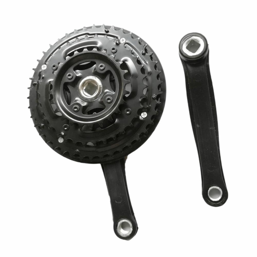 Pedivella Mountain Bike 42T 3 Corone Pedivella Ferro Pedivella Bici Disco Pignone Bici Resistente Biciclette da Strada