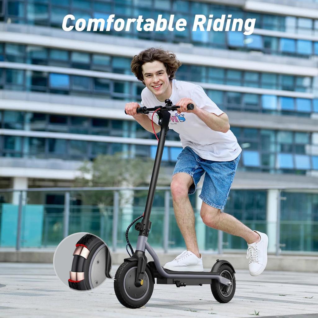 iScooter W6 Foldable Electric Scooter - 500W Motor, 30km Range, 10" Tires & Voltix App for Urban Commuting