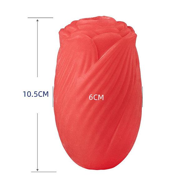 Masturbador Masculino Manual Stroker em Forma de Rosa Reutilizável Copo Masturbador Masculino, Bolso Portátil Bucetas Manga Masturbação Boquete Brinquedos Sexuais Adultos para Homens