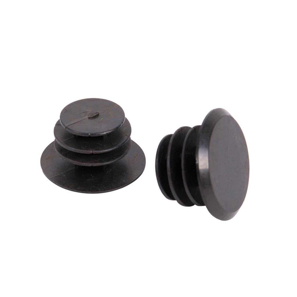 1 Pair Grip Handlebar Bar End Plugs Stoppers Plastic Caps Mountain Bike Bicycle