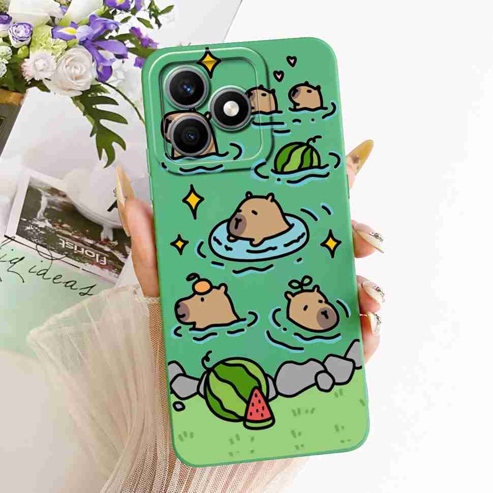 

For Honor X8d 4G 6.77 Case Cartoon Fashion Print Full Protection Silicone Back Cover For Honor X8d X8D 4G Shockproof Bumper Honor X8d 4G
