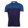 Mens Colour Block Golf Polo Shirt