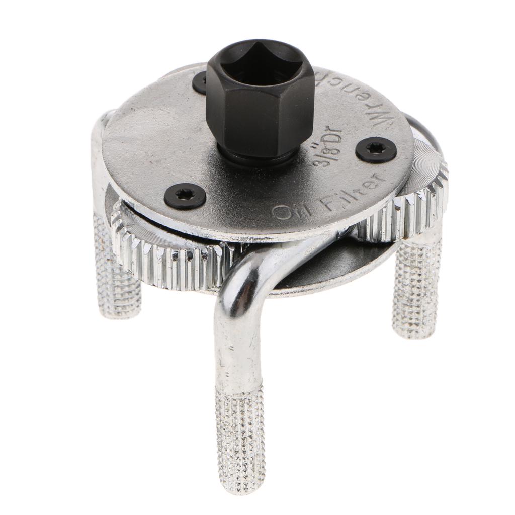Auto Car Tool 3 Jaws 2 Ways Oil Filter Wrench Adjustable Spanner Remover