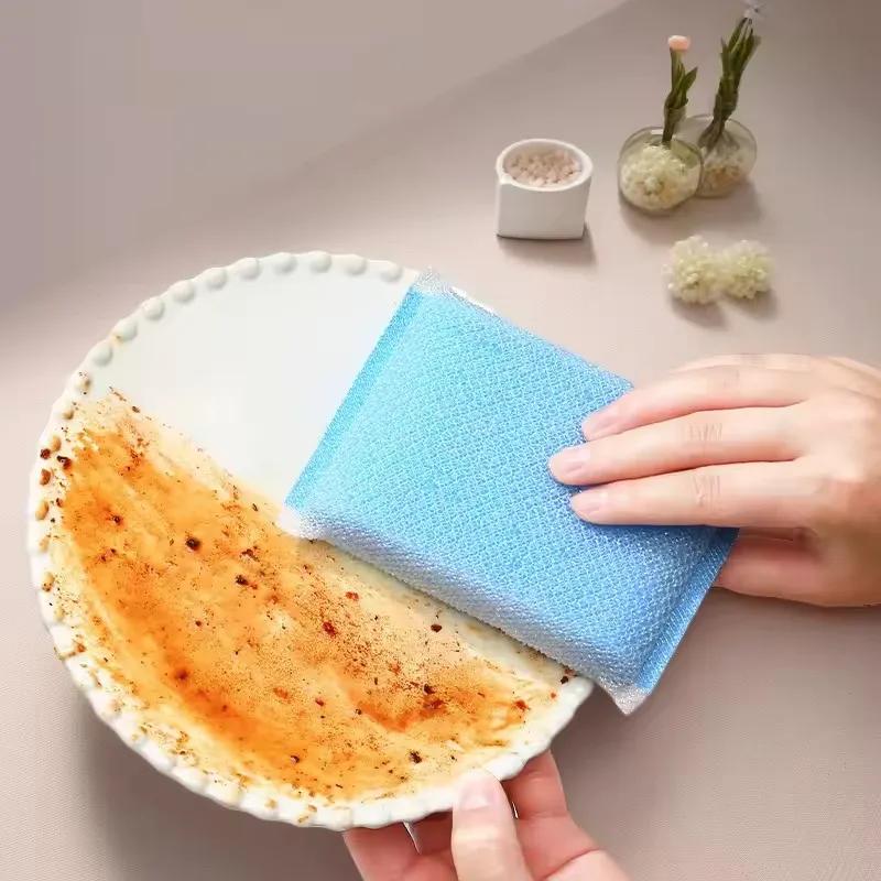5/20Pcs Dishwashing Sponge Cleaning Thick Dishwashing Pad Kitchen Scrubbing Dishcloth Multi-Purpose Brush Dish Washing Quick-Absorbing
