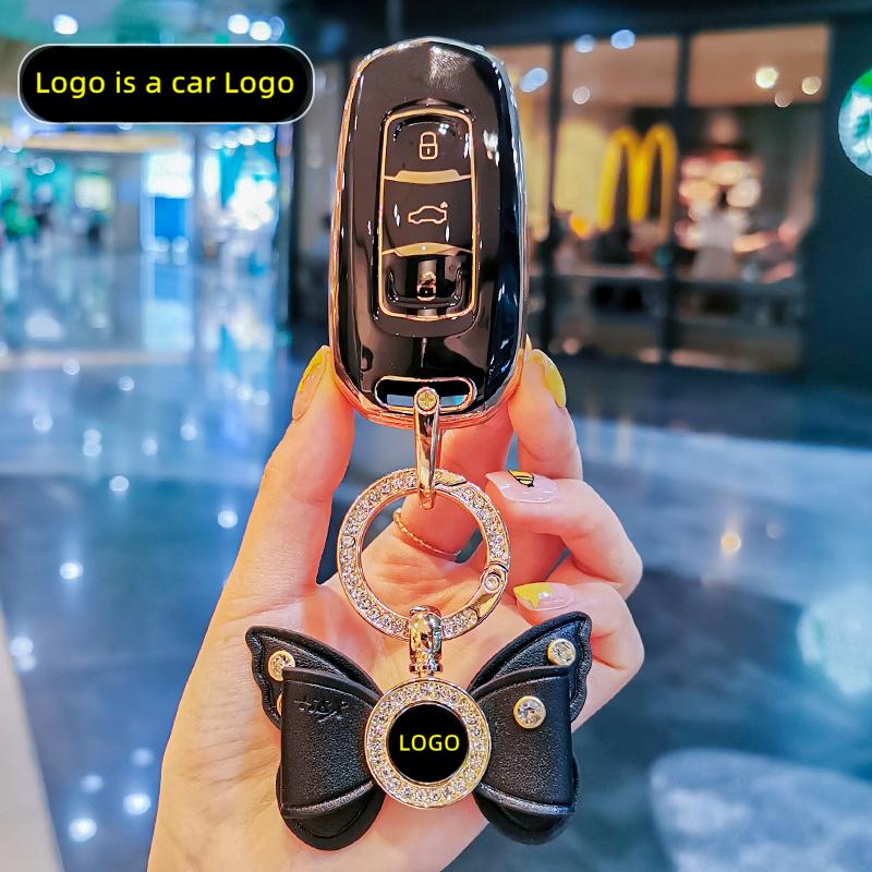 Styling Mouldings New TPU Car Remote Key Case Cover Protect Shell Bag For Geely Atlas Pro Tugella Boyue 2020 Azkarra FY11 Emgran