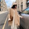 Mink hair scarf light luxury high-end imitation cashmere scarf women's winter Korean atmosphere men's shawl scarf autumn and winter