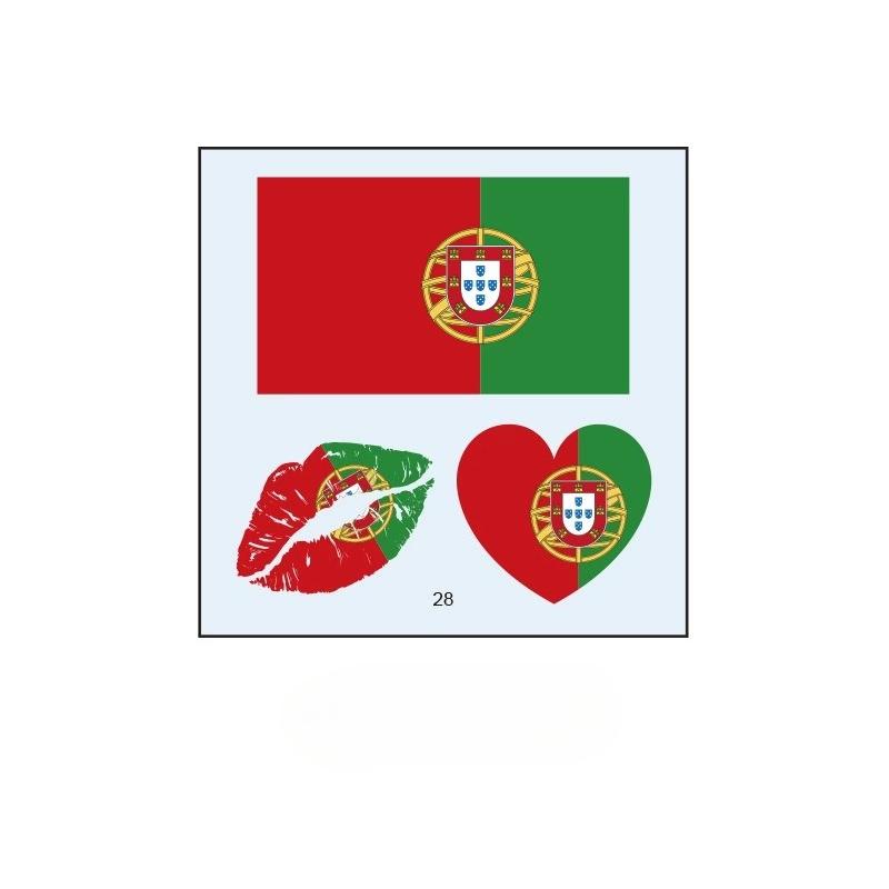 10PCS New World Cup Flag Tattoo Stickers Football Game Games Tattoo Stickers Makeup Face Stickers