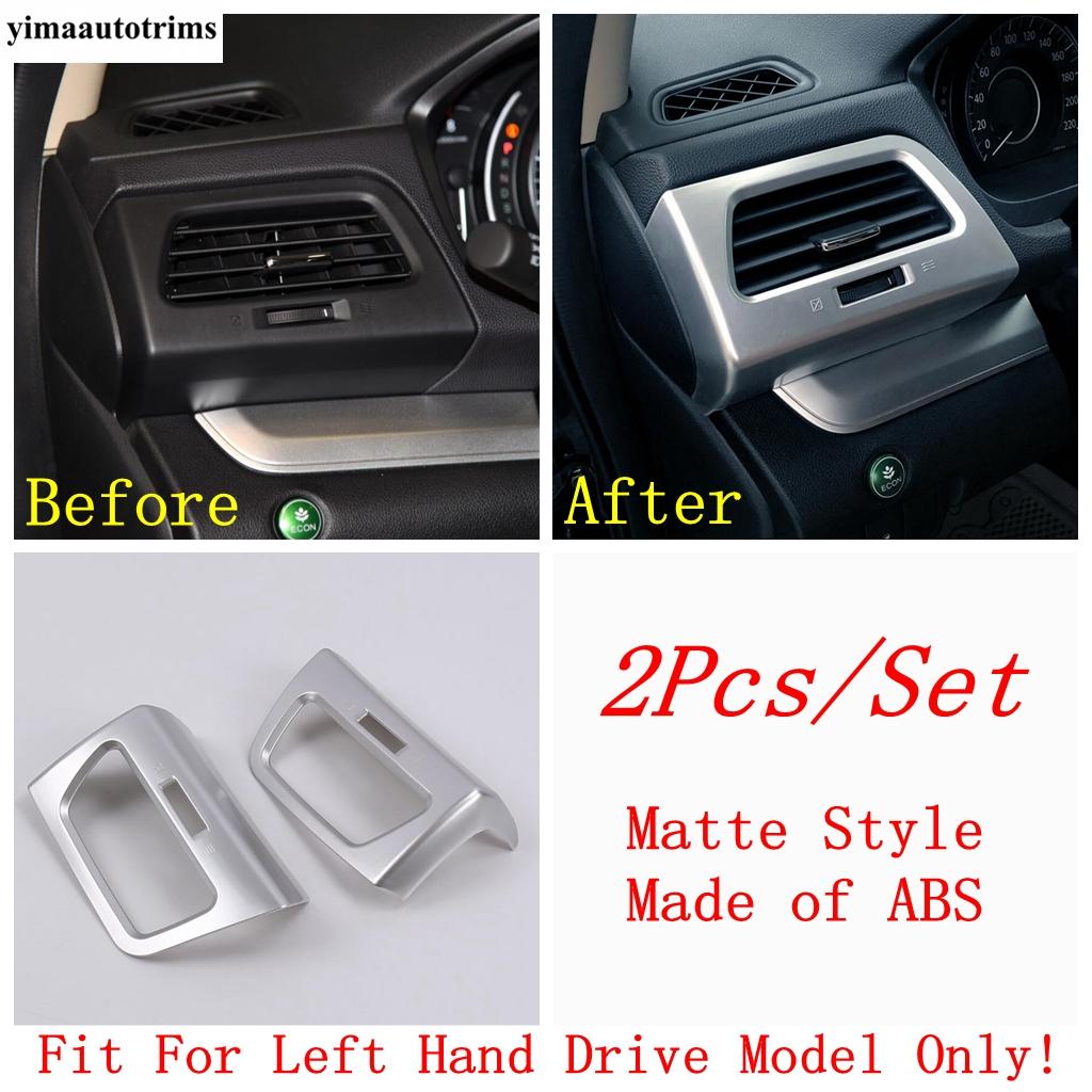 Gear Shift Panel / Window Lift / Middle AC Air Vent / Pillar A Speaker Cover Trim ABS Accessories For Honda CRV CR-V 2012 - 2016