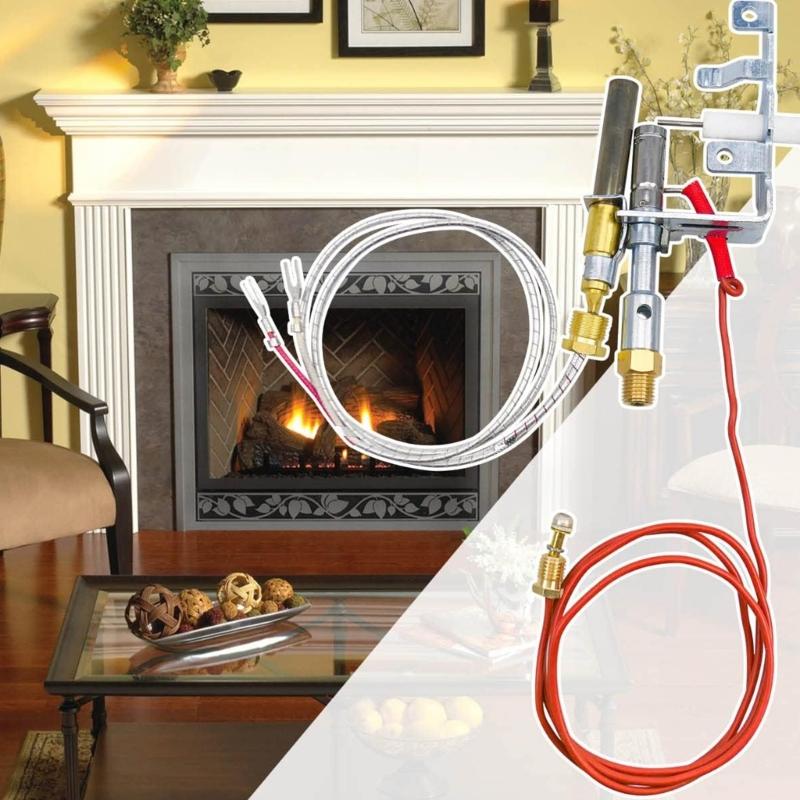Pilot pe Gaz PropanAnsamblul Include Termocuplu și Termopilă PP225 R3623 14D0477 103778-01 pentru Șeminee Empire Sobă