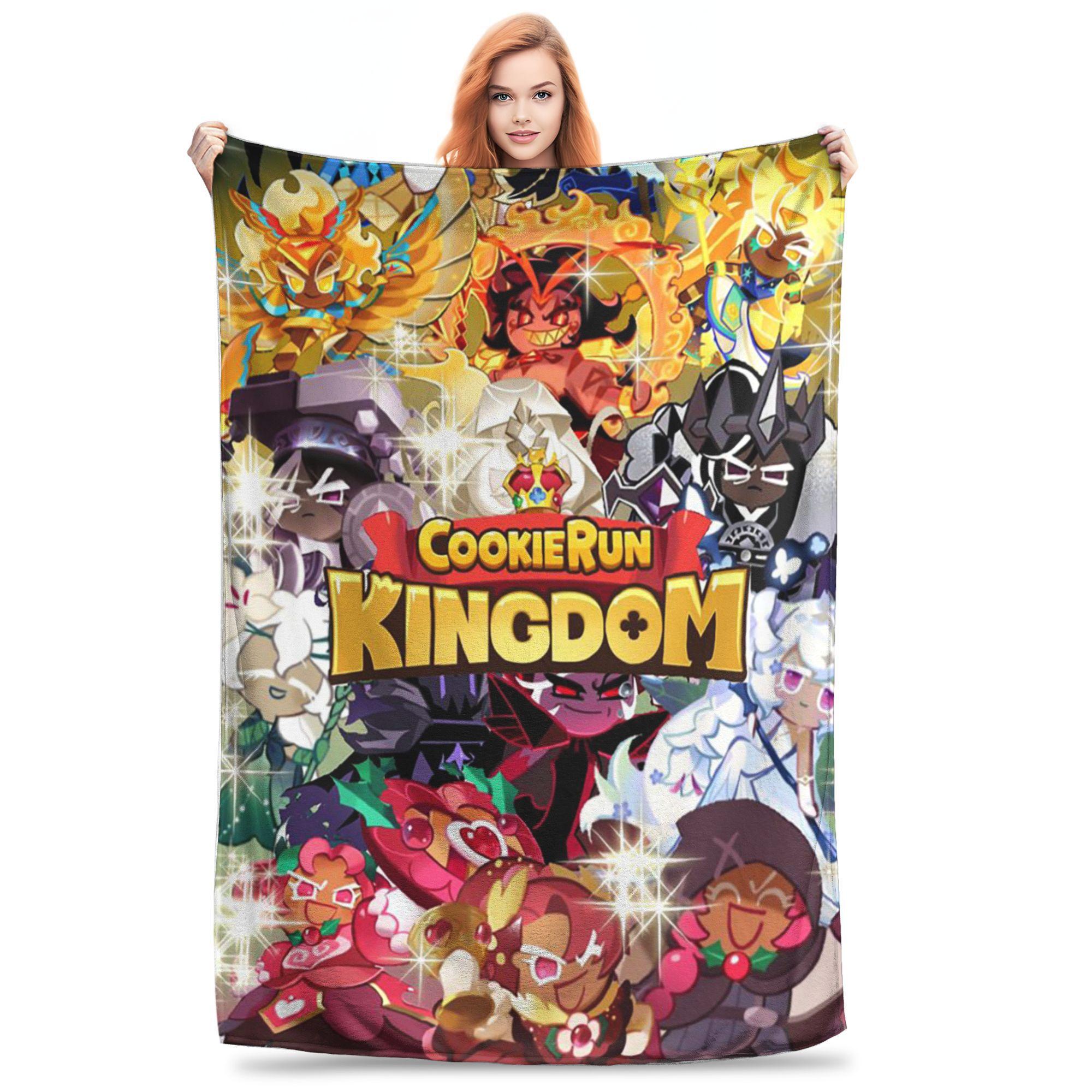 

Фланелевый плед Shadow Milk Cookie Run Kingdom Теплые плюшевые одеяла Мягкое постельное белье для кровати Гостиная Дом Пикник Диван 75x90cm