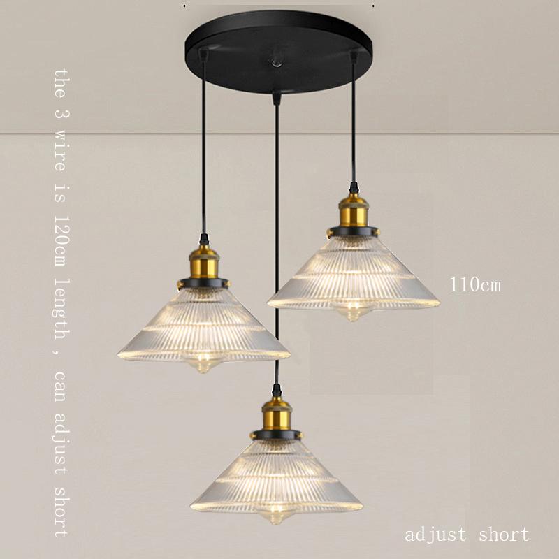 Home Decor Vintage Glass Pendant Lights For Kitchen Island Interior Antique Hanging Ceiling Lamps Nordic Suspensions Luminaire