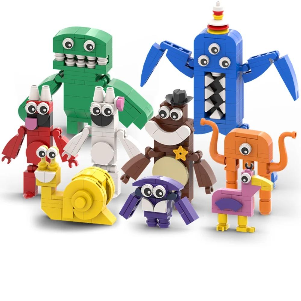 MOC Monster Garden Banban Building Blocks Set Creature Imaginative Assembly Cartoon Bricks, Collectible For Xmas Gift