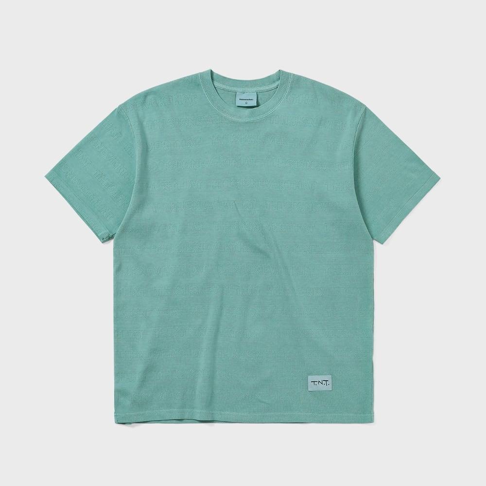 Это Никогда Не То Футболка с Жаккардом TNT Светло-Бирюзовый L