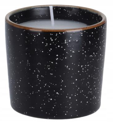 Decorative Paraffin Candle In Stoneware 6 X 7 Cm