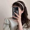 Fashion Solid Sponge Satin Slim Style Hairbands Sweetly Headbands for Women Girls Bezel for Party Gift Hair Bands Accessories