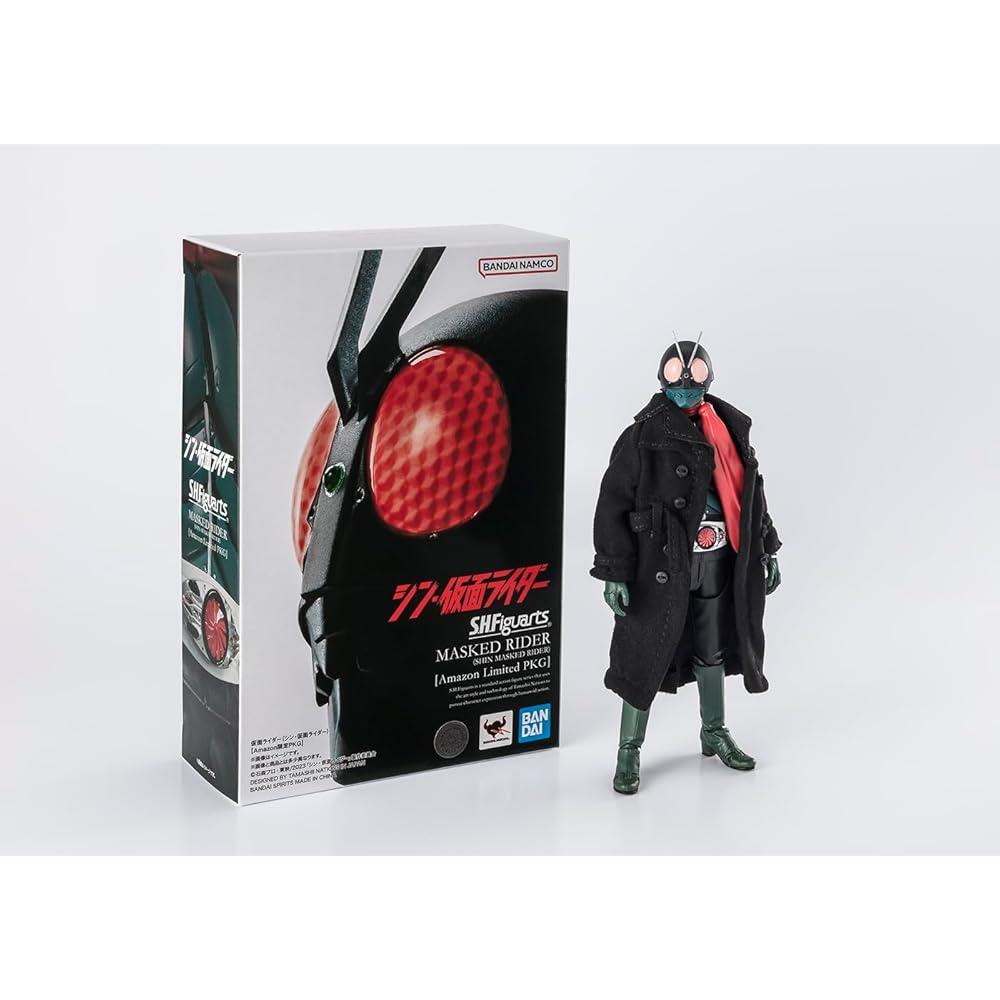 

TAMASHII NATIONS S.H. Figuarts Kamen Rider Shin Kamen Rider 145mm PVC ABS Fabric Painted Action Figure