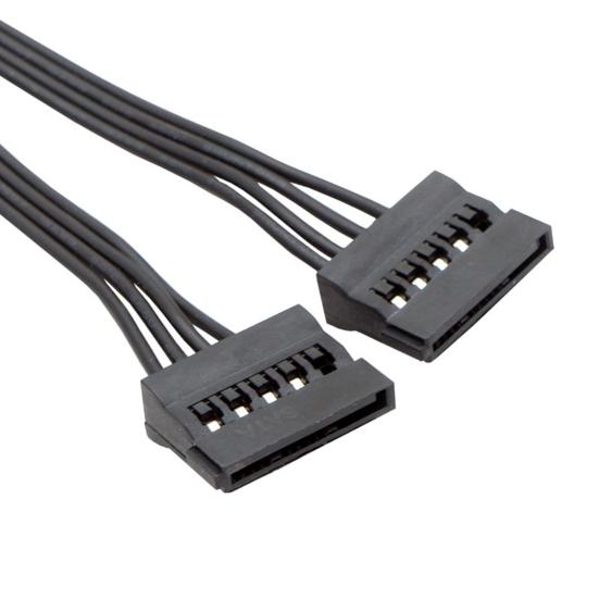 Power 2 15Pin Male Power Cable Professional Stable Supply 1 to to 2 15Pin