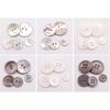 ECYC Ltd 10 Pcs 20mm Mother of Pearl Buttons - Round, Natural Shell, Pearlized for Sewing, Coats, Suits, Shirts, Jackets, DIY Crafts