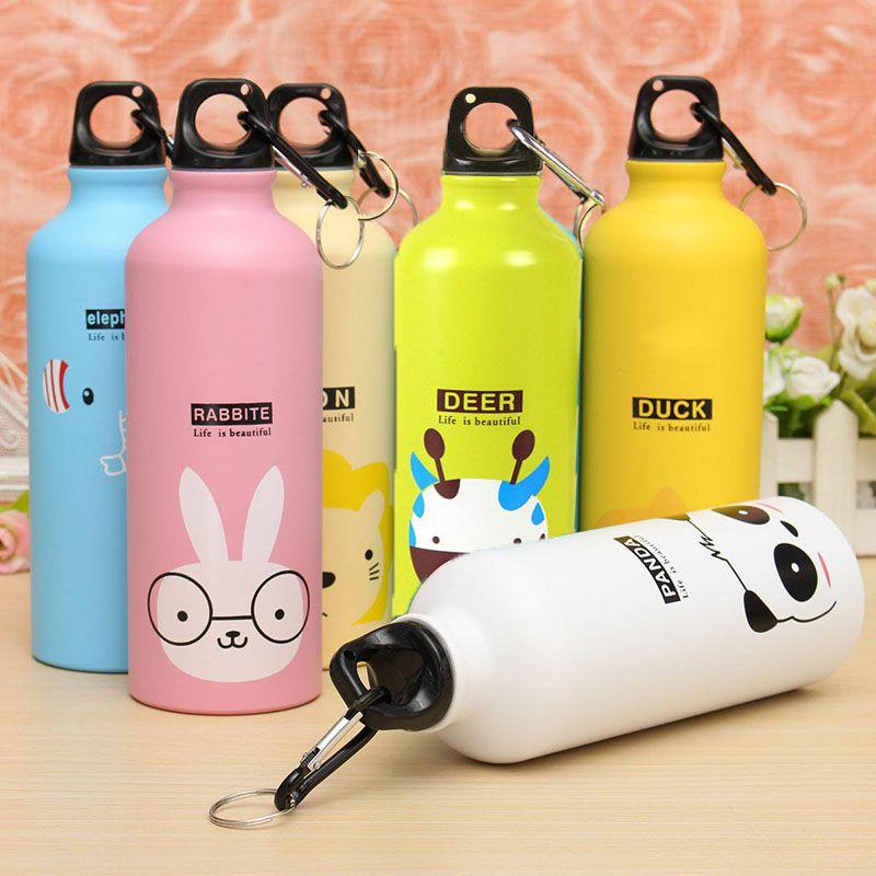 Durable 500ml Lightweight Aluminum Alloy Water Bottle For Outdoor Sports And Camping