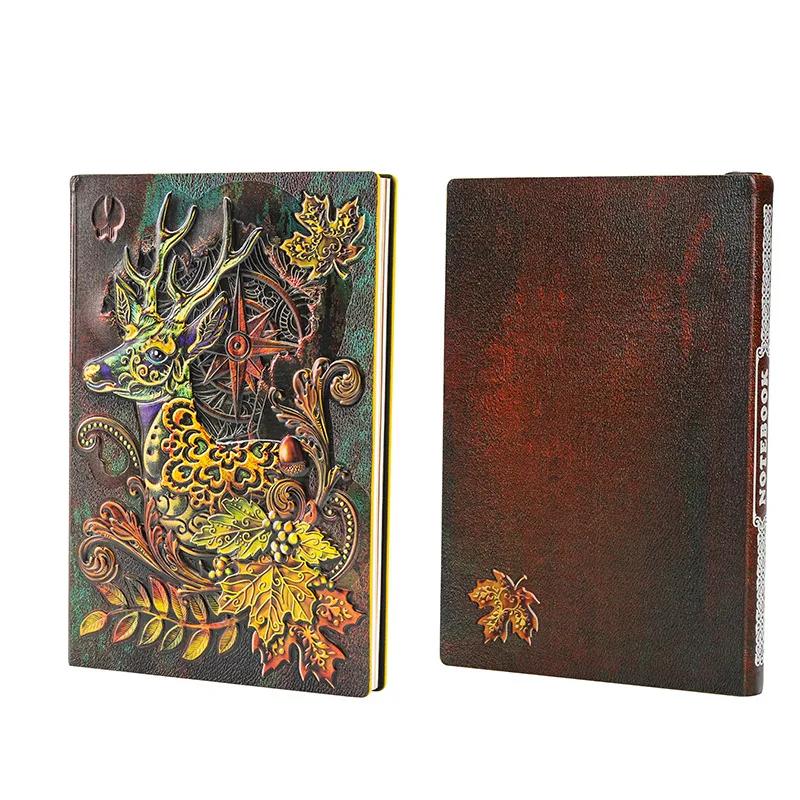 European Style Creative Embossed Vintage Notebook Diary Opening Ceremony Graduation Gift Crafts Home Decor