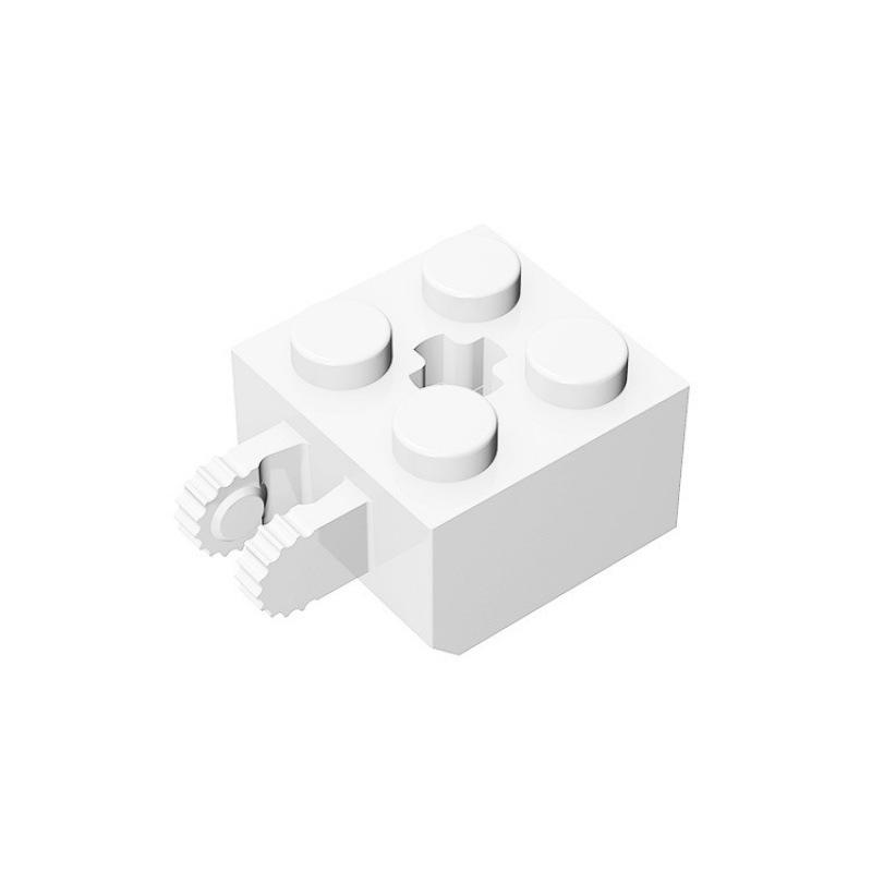 50g MOC 40902 2x2 Single-Sided Brick with Hinge Connector - Small Particle Building Block