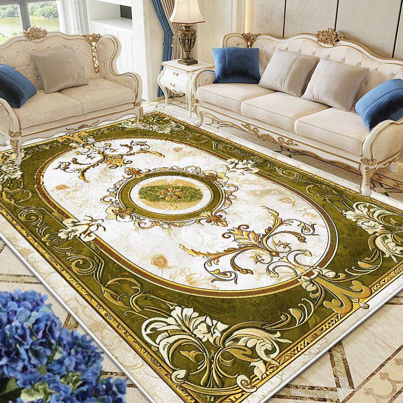 European Luxury Carpet Soft Non-slip Large Area Rugs for Bedroom Living Room Sofa Side Lounge Floor Mat Decoration