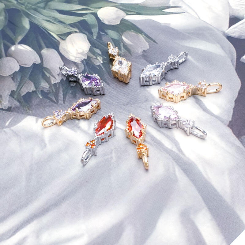 Point Water Drop Cubic Pendant Accessory Supplies