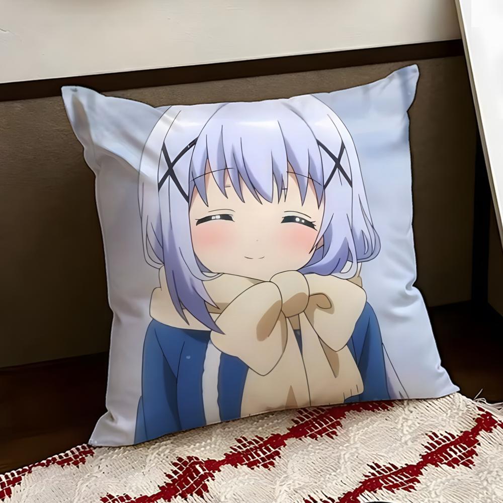 Cute Is the Order a Rabbit Cushion Cover Reversible Soft Durable Pillow Cover Home Car MultiScene Use for Daily Comfort
