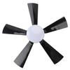 Ceiling Fan Light Dimmable 3 Color Temp 3 Wind Speed 1H 2H 4H Timer E26 Small Fan Lamp with Remote for Bedroom Kitchen
