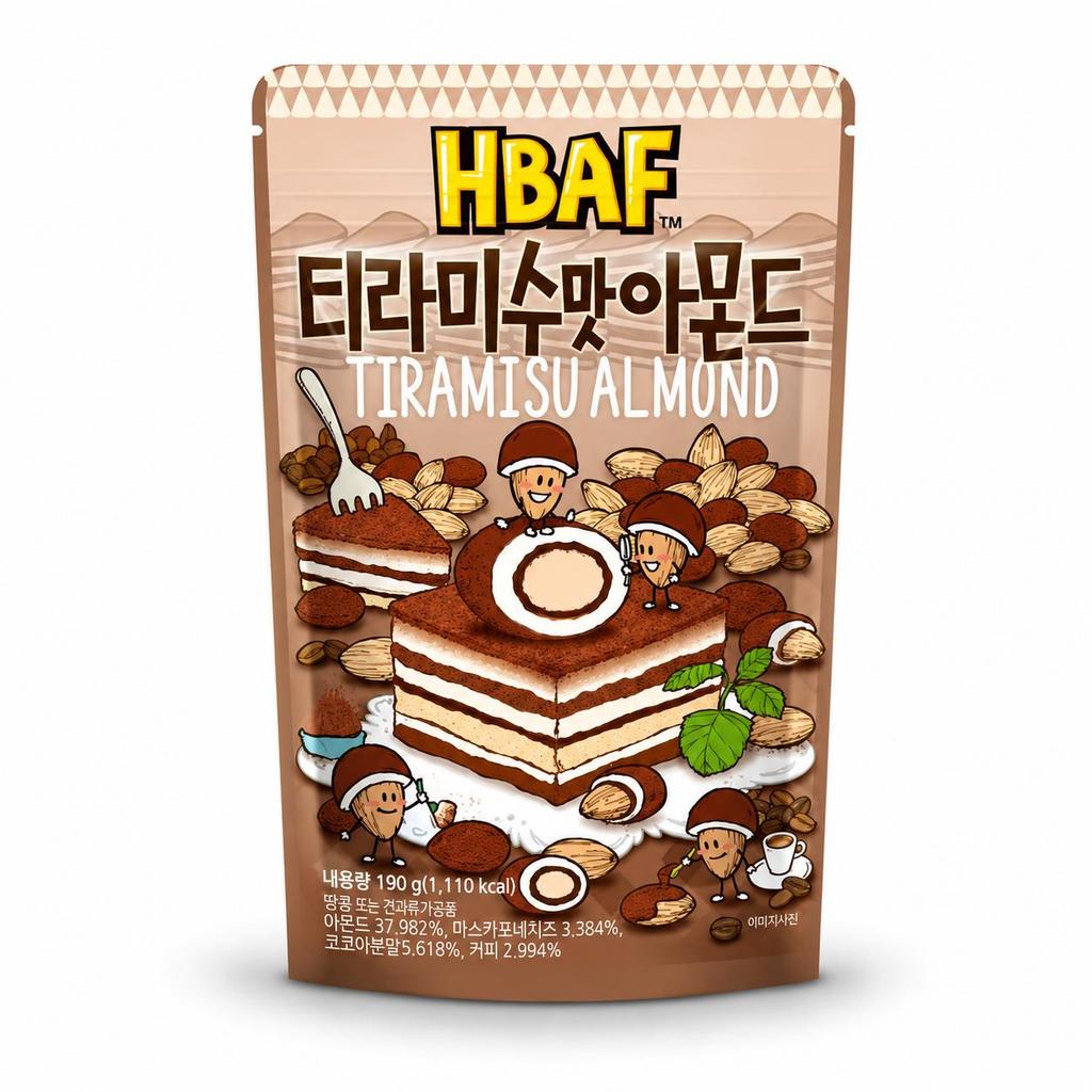 HBAF Przyprawione Migdały i Orzechy Nerkowca 170g/190g (33 Smaki)