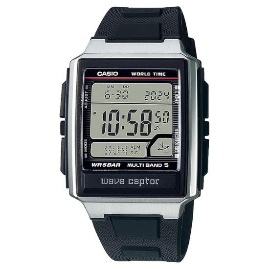 Casio Wave Ceptor WV-59R-1AJF Men’s Radio Controlled Watch Black | Multi Band 6 | LED Light | Water Resistant | Japan Genuine Product