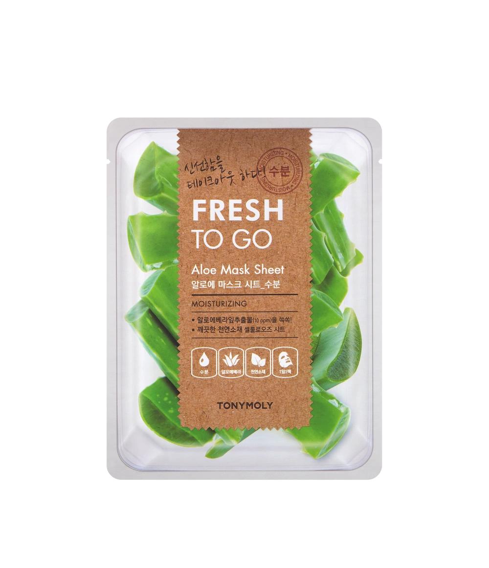 TONYMOLY Fresh To Go Aloe Mask Sheet 20g × 20 Sheets 20g × 20pcs