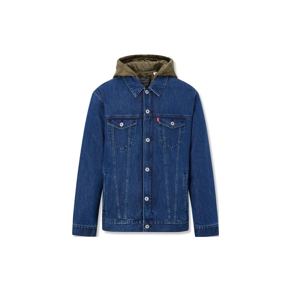 

Куртка Levis с отстегивающимся воротником, мужская, синяя, A8411-0000 XL