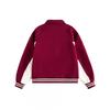 Unisex College Style Patch Embroidery Baseball Jacket Short Loose Fit Cotton Outerwear Teens