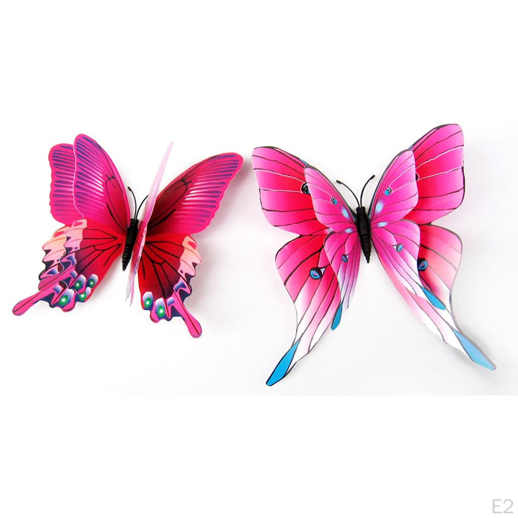 3D DIY Wall Sticker Butterfly Decals Decor Decoration