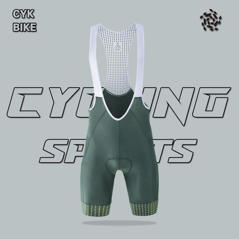 Mens Cycling Bib Shorts Quick Dry Breathable Shock Absorption Pad Road Bike Riding