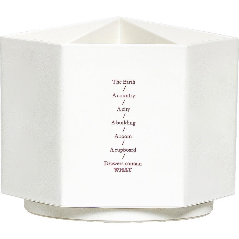 Rotating Large Capacity High-value Storage Pen Holder, Simple Desktop Office Dormitory Storage Box